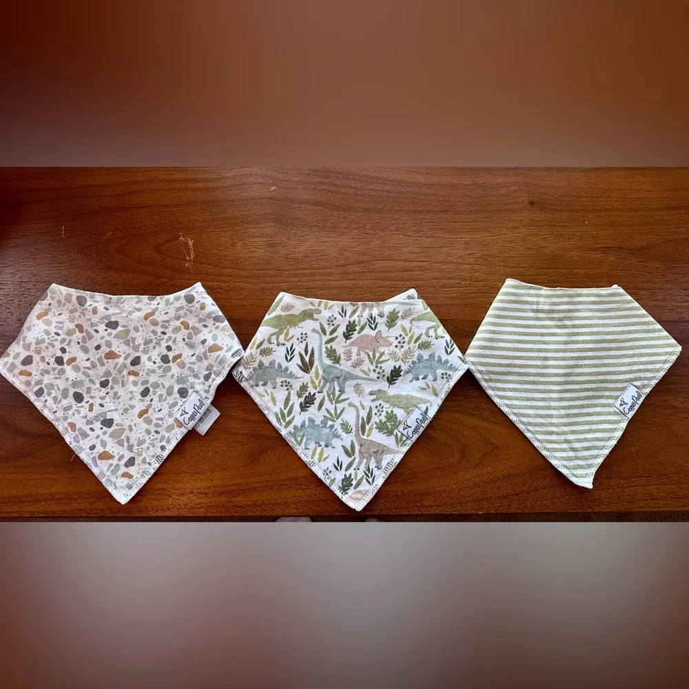Copper Pearl Baby Bandana Bibs
